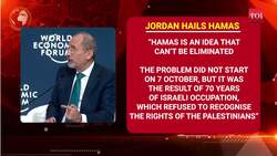 Jordan, Egypt take on Defiant Stand for Hamas at World Economic Forum, Blame Israel for Gaza War News Clip