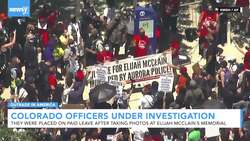 Officers Investigated After Taking Photos At Elijah McClain Memorial News Clip