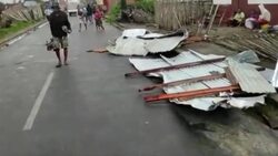CLEAN : Cyclone Batsirai brings destruction to east coast of Madagascar News Clip
