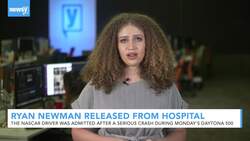 NASCAR Driver Ryan Newman Released From Hospital After Crash News Clip