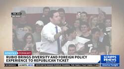 Trump revels in Democratic turmoil as he teases VP pick News Clip