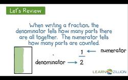Understanding Fractions: The Relationship Between Denominators and Fractional Parts Instructional Video
