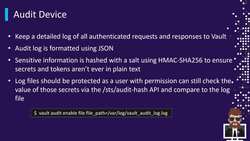 HashiCorp Certified - Vault Associate Course - Audit Devices Instructional Video