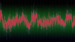Audio Spectrum Simulation Stock Footage