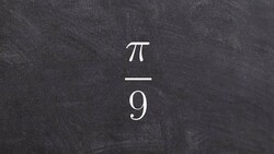 Convert the given angle from radians to degrees Instructional Video