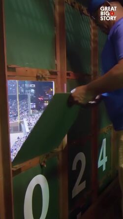 Behind the iconic Wrigley Field scoreboard Instructional Video