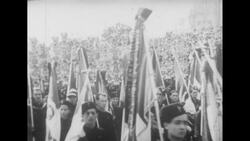 Nazi-ism in Germany, Fascism in Italy Stock Footage