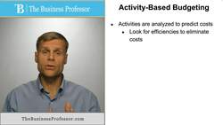 Activity-Based Budgeting Instructional Video