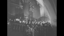 Scenes of Christmas in Sweden, 1956 News Clip