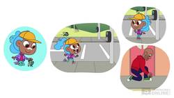 A Life Skills Series: Taking Care of Yourself Outside the Home - Safety - Bella Crosses the Road Instructional Video