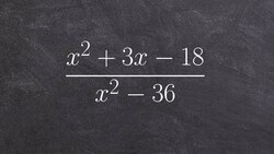 How to simplify a rational expression using factoring Instructional Video