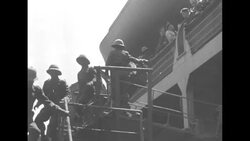 First group of Ethiopian troops arrives by ship at Pusan, South Korea, to join UN forces, 1951 News Clip