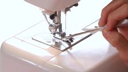 How to Use a Seam Guide on a Sewing Machine Instructional Video