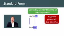 Standard Form with Negative Powers Instructional Video