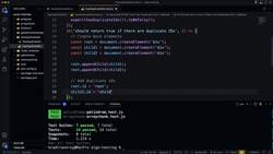 Modern JavaScript from the Beginning - Second Edition - Has Duplicate IDs - jsdom Instructional Video