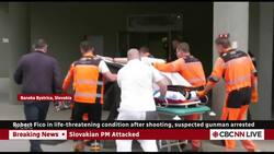 Slovak PM Robert Fico in life-threatening condition after shooting News Clip