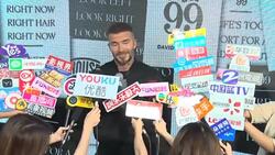 David Beckham Attends House 99 Activities In Shanghai Stock Footage