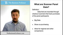Marketing - What are Scanner Data Instructional Video