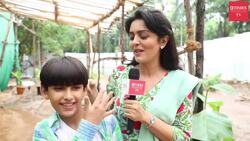 Azinkya Mishra and Preeti Amin of Katha enjoy Mumbai Monsoons News Clip