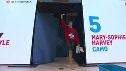 Penny Oleksiak wins women's 100m freestyle, just misses Olympic qualifying standard News Clip