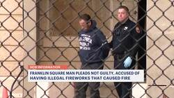 Fireworks cause series of explosions and fire; man charged News Clip