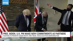 President Biden, U.K. PM Johnson Make New Commitments As Partners News Clip