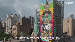 Okuda: Meet the world-renowned artist bringing epic pop surrealism to the streets News Clip