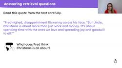 Developing comprehension of 'A Christmas Carol' Instructional Video