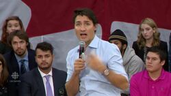 Trudeau asked about Trump during Calgary town hall News Clip