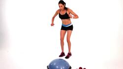How to Do Cross Country Switch Jumps with a Bosu Ball Instructional Video