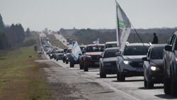 VOICED : Productores del campo protestan contra el gobierno y cesan ventas en Argentina News Clip