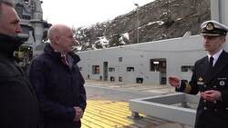 John Healy tours ship on visit to Norway News Clip