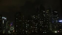 city night scene Stock Footage