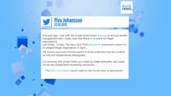 Brussels warns Greece it could take 'formal steps' over latest illegal migrant pushback allegations News Clip