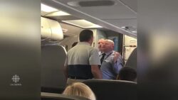 'Hit me': American Airlines worker challenges passenger in fight over stroller News Clip