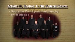 Article Three: Structure of Powers of Judicial Branch Instructional Video