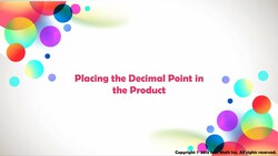 Placing the Decimal Point in the Product Instructional Video