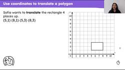 Solve problems involving marking and translating points in the first quadrant on a coordinate grid Instructional Video