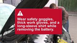 How to Dispose of a Car Battery Instructional Video