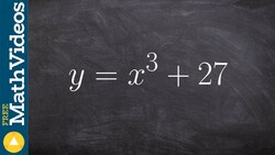 Solve and write the linear factorization using the sum of two cubes Instructional Video