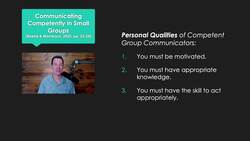 How to Communicate Competently in Groups Instructional Video