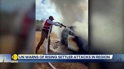 Israeli settlers beat Palestinian farmers on video as attacks mount during West Bank olive harvest News Clip