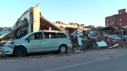 CLEAN : Mayfield, Kentucky in ruins after tornado strike News Clip