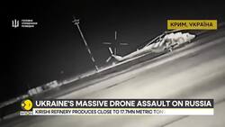 Russia-Ukraine War: Ukrainian Drones Hit One of Russia's Top Oil Refinery News Clip