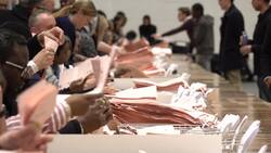 Counting underway for London mayoral and assembly elections at Excel Centre News Clip