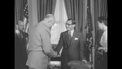 President Eisenhower signs bill awarding composer Irving Berlin the Congressional Gold Medal for his patriotic songs News Clip
