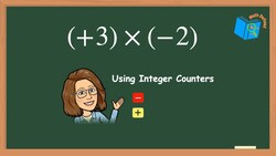 How to Multiply Integers with Counters Instructional Video