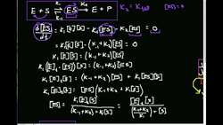 Michaelis-Menten Rate Equation: Theory and Derivation Instructional Video