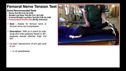 Femoral Nerve Tension Test | Rationale & Interpretation Instructional Video