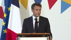 CLEAN : France will work 'with goodwill' with future Italian PM: Macron News Clip